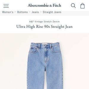 Abercrombie 90’s straight jeans